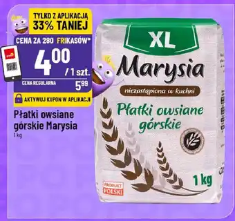 Polomarket Płatki owsiane górskie Marysia oferta