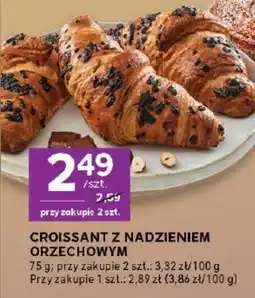 Stokrotka Croissant z nadzieniem orzechowym oferta