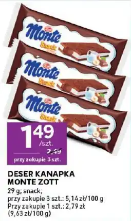Stokrotka Deser kanapka Monte Zott oferta