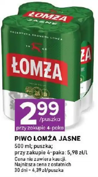 Stokrotka Piwo Łomża jasne oferta