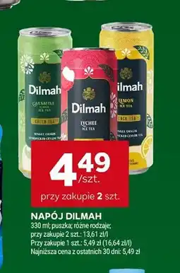 Stokrotka Napój Dilmah Lychee Ice Tea oferta