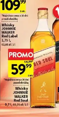 Intermarche Whisky Johnnie Walker Red Soul oferta
