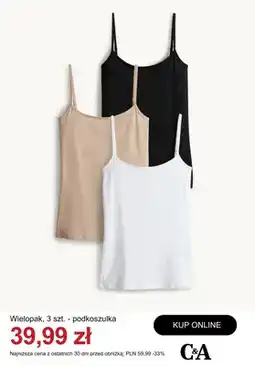 C&A Podkoszulka C&A 3-pak oferta
