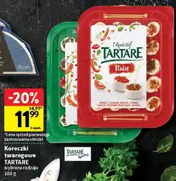 Intermarche Koreczki twarogowe Tartare oferta