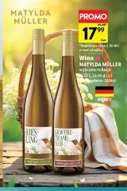 Intermarche Wino białe Matylda Müller Riesling oferta