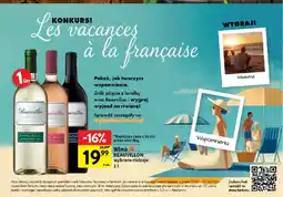 Intermarche Wino białe półsłodkie Beauvillon oferta