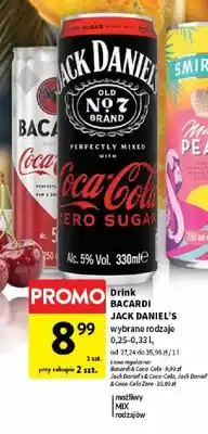 Intermarche Drink Bacardi & Coca-Cola oferta