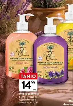 Intermarche Mydło w płynie Le Petit Olivier Pur Savon Liquide de Marseille Parfum Rose oferta