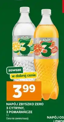 Stokrotka Napój Zbyszko Zero 3 Pomarańcze oferta