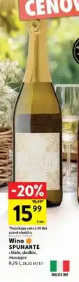 Intermarche Wino musujące białe słodkie Vino Spumante Dolce oferta