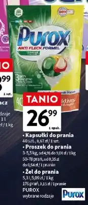 Intermarche Kapsułki do prania Purox oferta