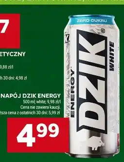 Stokrotka Napój energetyczny Dzik Energy White Zero Cukru oferta