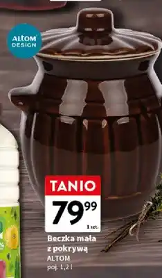 Intermarche Beczka mała z pokrywą Altom Design oferta