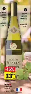 Intermarche Wino białe Riesling Hauller oferta