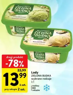 Intermarche Lody pistacjowe Zielona Budka oferta