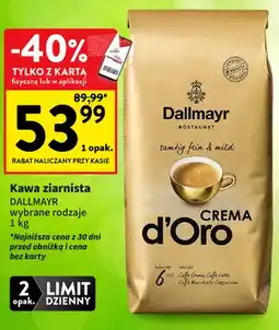 Intermarche Kawa ziarnista Dallmayr Crema d'Oro oferta