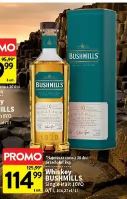 Intermarche Whisky Bushmills Single Malt 10YO oferta