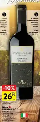 Intermarche Wino czerwone wytrawne Boschi dei Signori Piemonte Barbera D.O.C oferta