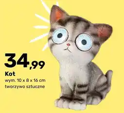 Bricomarche Figurka ogrodowa solarna Kot oferta