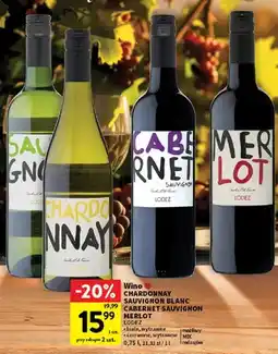 Intermarche Wino białe wytrawne Lodez Chardonnay oferta