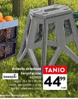 Intermarche Krzesło składane turystyczne KEEPER 29x39x20 cm oferta