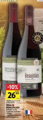 Intermarche Wino Beaujolais Expert Club czerwone wytrawne oferta