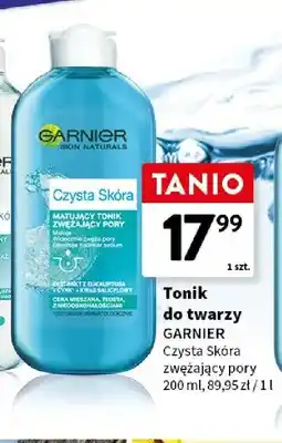 Intermarche Tonik do twarzy Garnier Czysta Skóra zwężający pory oferta