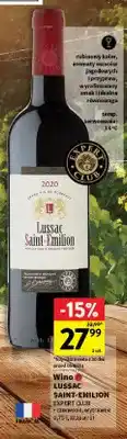 Intermarche Wino Lussac Saint-Emilion Expert Club czerwone wytrawne oferta