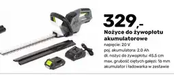 Bricomarche Nożyce do żywopłotu akumulatorowe oferta