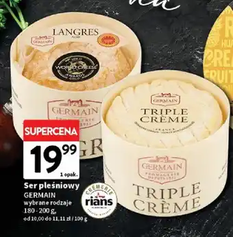 Intermarche Ser pleśniowy Triple Crème Germain oferta