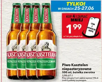 Piwo Kasztelan niepasteryzowne
