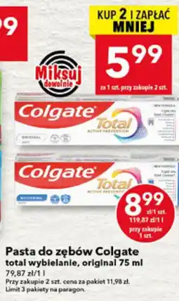 Lewiatan Pasta do zębów Colgate total oferta