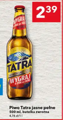 Lewiatan Piwo Tatra jasne pełne oferta