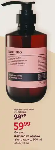 Rossmann Moremo, szampon do włosów i skóry głowy oferta