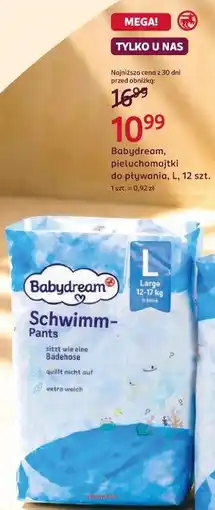 Rossmann Babydream, pieluchomajtki do pływania, L, 12 szt oferta