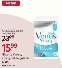 Rossmann Gillette Venus, maszynki do golenia, 6 szt oferta