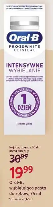 Rossmann Oral-B, wybielająca pasta do zębów oferta