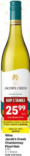 Delikatesy Centrum Wino Jacob's Creek Chardonnay Pinot Noir oferta