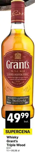 Delikatesy Centrum Whisky Grant's Triple Wood oferta