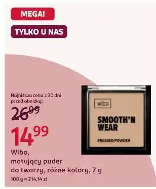 Wibo, matujący puder do twarzy, różne kolory