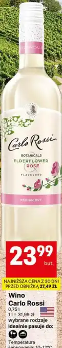 Delikatesy Centrum Wino Carlo Rossi oferta