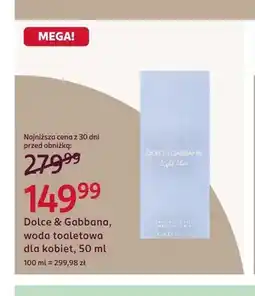 Rossmann Woda toaletowa dla kobiet Dolce & Gabbana Light Blue oferta