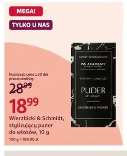 Rossmann Stylizujący puder do włosów Wierzbicki & Schmidt oferta