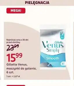 Rossmann Maszynki do golenia Gillette Venus Simply Smooth 6-pak oferta