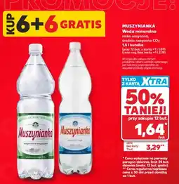 Kaufland Woda mineralna Muszynianka niskonasycona CO2 oferta