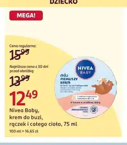 Rossmann Krem do buzi rączek i całego ciała Nivea Baby Mój Pierwszy Krem oferta