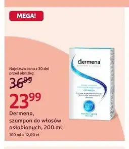 Rossmann Szampon do włosów osłabionych Dermena oferta
