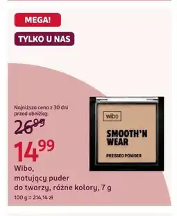 Rossmann Matujący puder do twarzy Wibo oferta