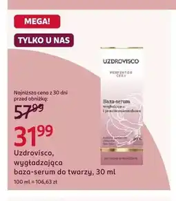 Rossmann Baza-serum wygładzająca do twarzy Uzdrovisco oferta