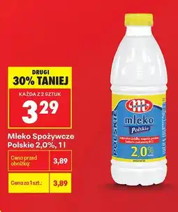 Biedronka Mleko spożywcze Polskie 2,0% Mlekovita oferta